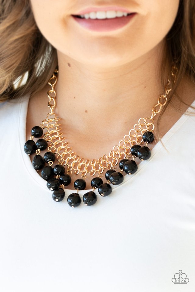 5th Avenue Fleek - Black - Paparazzi Necklace Image