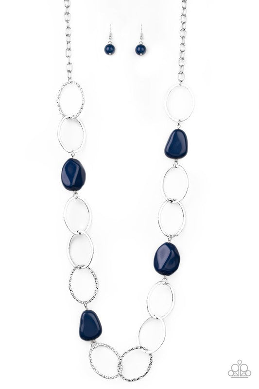 Modern Day Malibu - Blue - Paparazzi Necklace Image