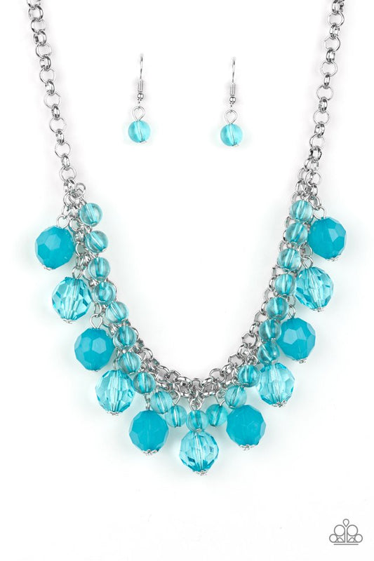 Fiesta Fabulous - Blue - Paparazzi Necklace Image