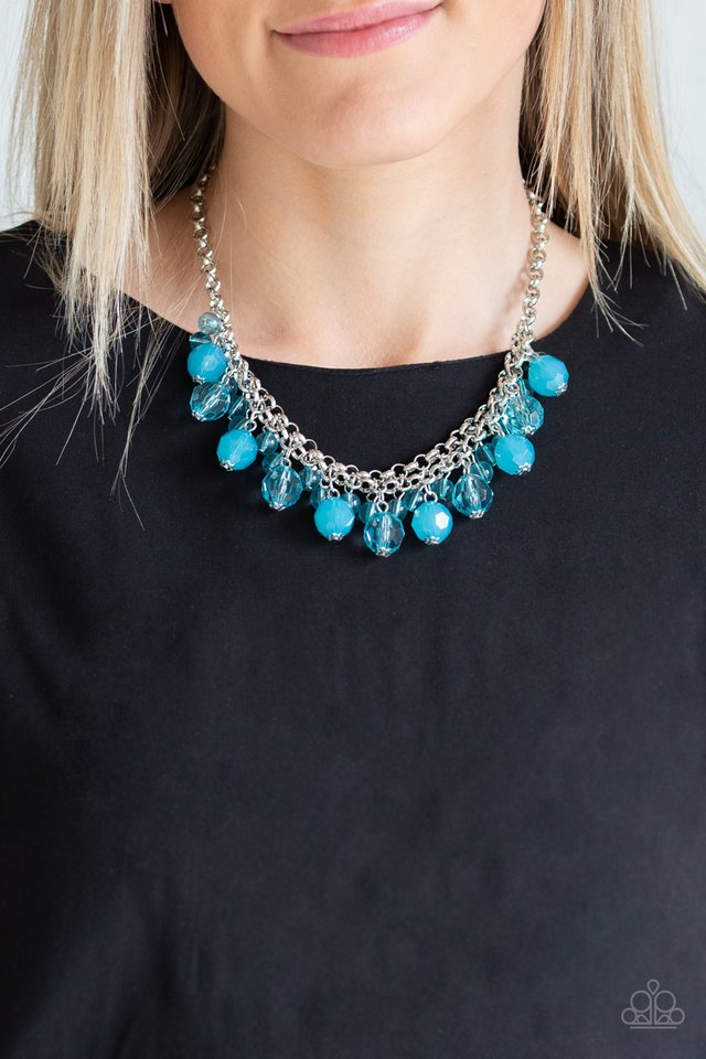 Fiesta Fabulous - Blue - Paparazzi Necklace Image