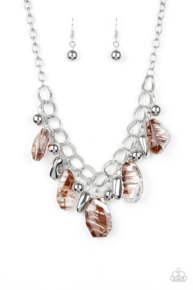 Chroma Drama - Brown - Paparazzi Necklace Image