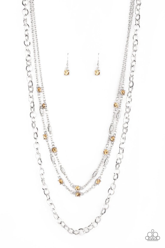 Metro Mixer - Brown - Paparazzi Necklace Image