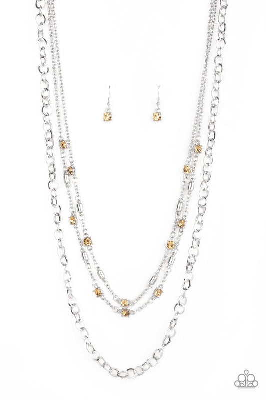 Metro Mixer - Brown - Paparazzi Necklace Image