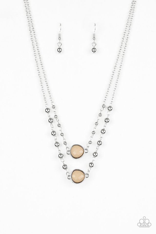 Colorfully Charming - Brown - Paparazzi Necklace Image