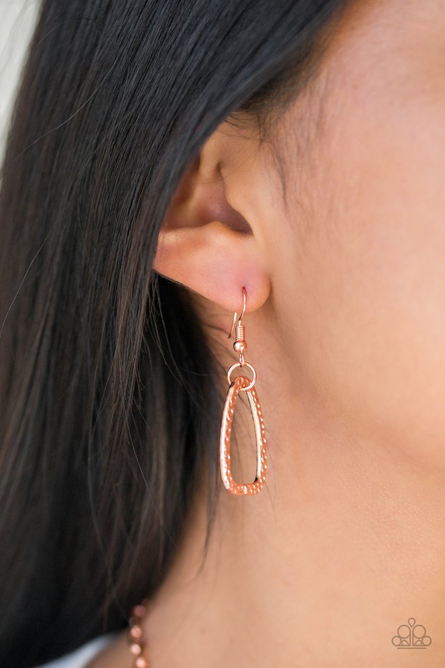 Metro Nouveau - Copper - Paparazzi Necklace Image