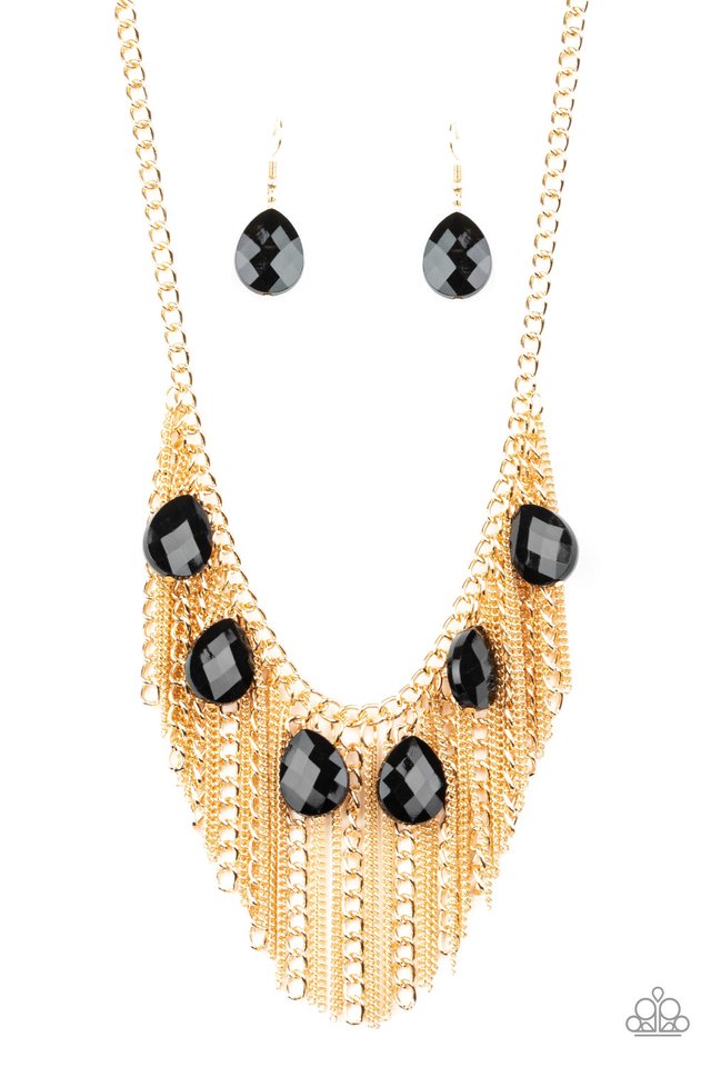 Vixen Conviction - Gold - Paparazzi Necklace Image