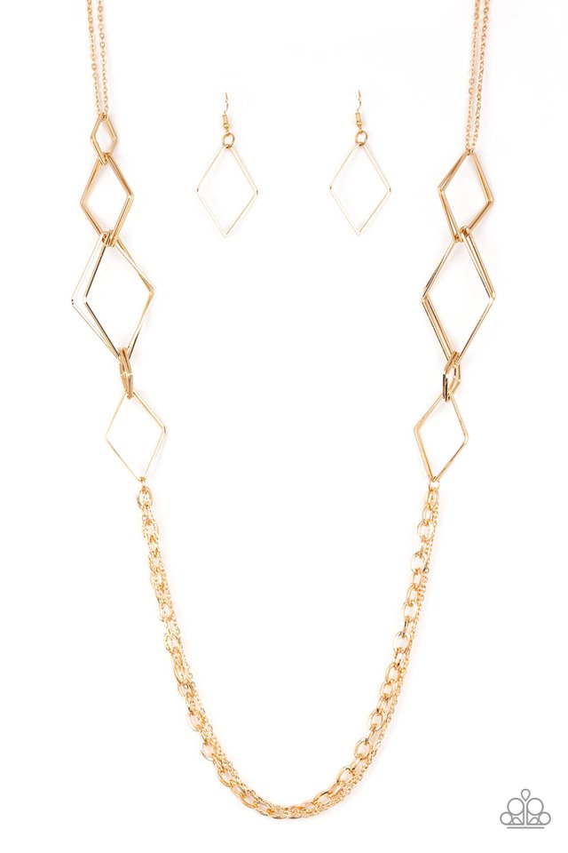 Fashion Fave - Gold - Paparazzi Necklace Image