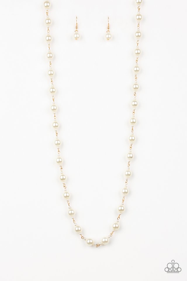 Behind The Scenes - Gold - Paparazzi Necklace Image