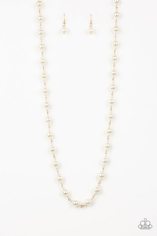 Behind The Scenes - Gold - Paparazzi Necklace Image