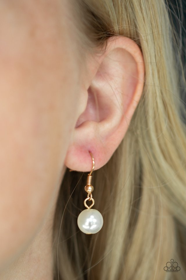 Behind The Scenes - Gold - Paparazzi Necklace Image