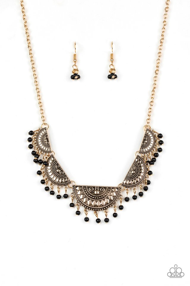 Boho Baby - Gold - Paparazzi Necklace Image