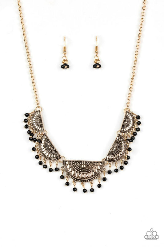 Boho Baby - Gold - Paparazzi Necklace Image