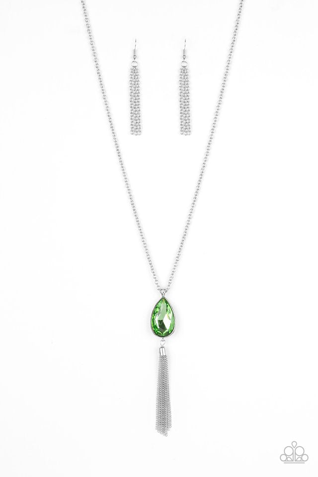 Elite Shine - Green - Paparazzi Necklace Image