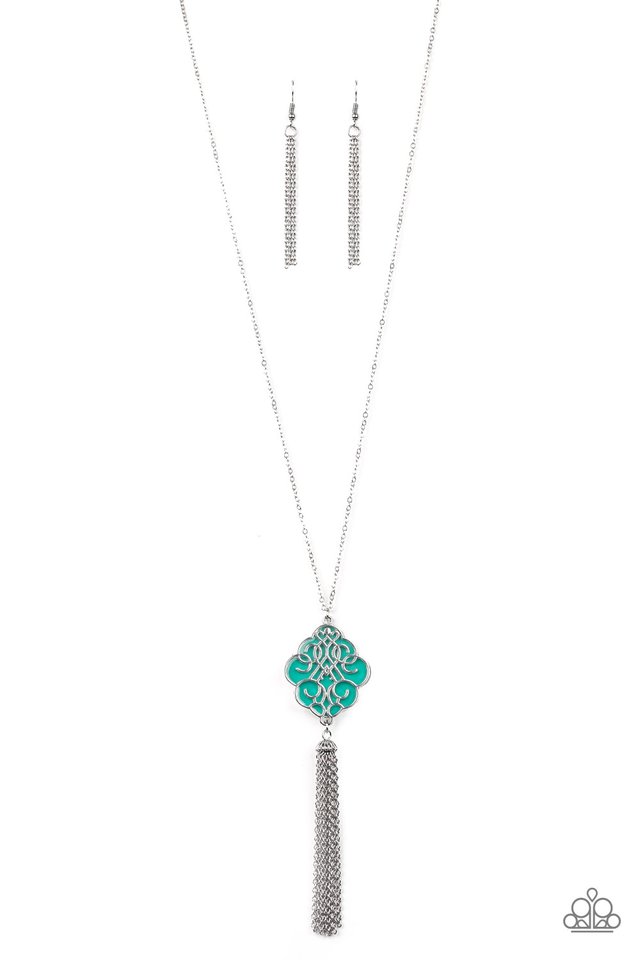 Malibu Mandala - Green - Paparazzi Necklace Image