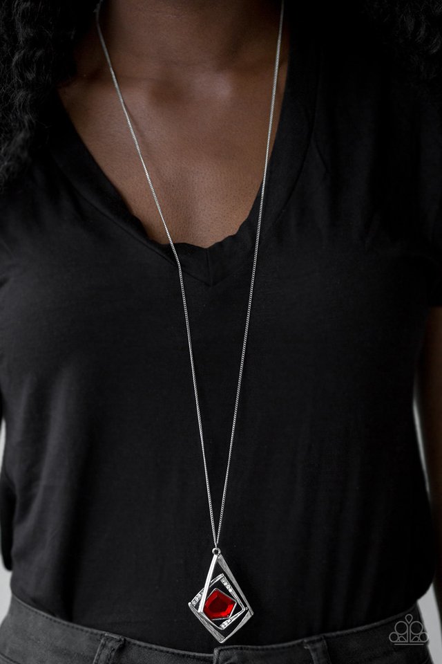 A MODERN Citizen - Red - Paparazzi Necklace Image