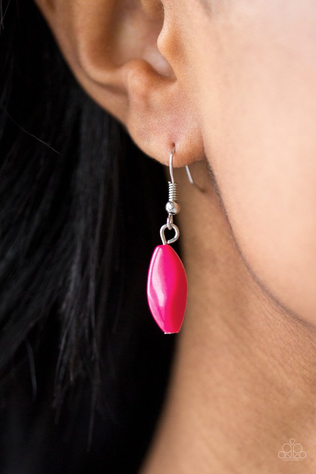 Beaded Boardwalk - Pink - Paparazzi Necklace Image