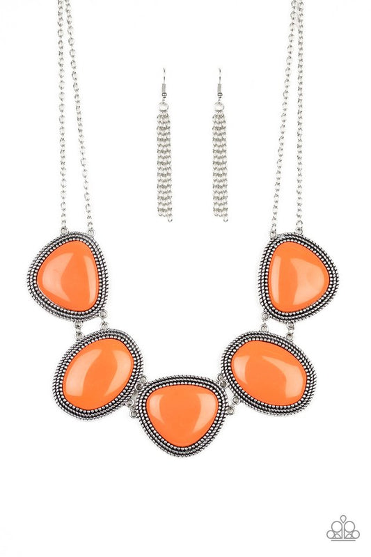 Viva La VIVID - Orange - Paparazzi Necklace Image