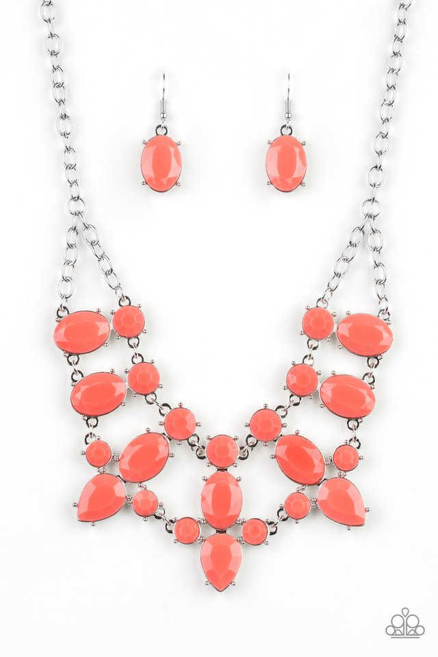Goddess Glow - Orange - Paparazzi Necklace Image
