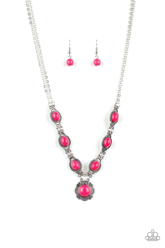 Desert Dreamin - Pink - Paparazzi Necklace Image