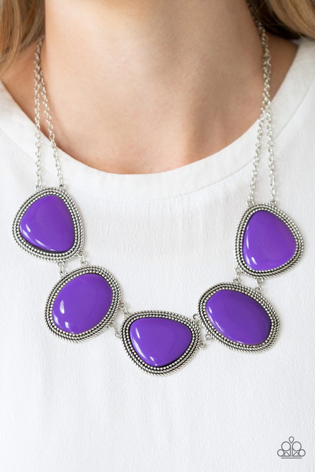 Viva La VIVID - Purple - Paparazzi Necklace Image