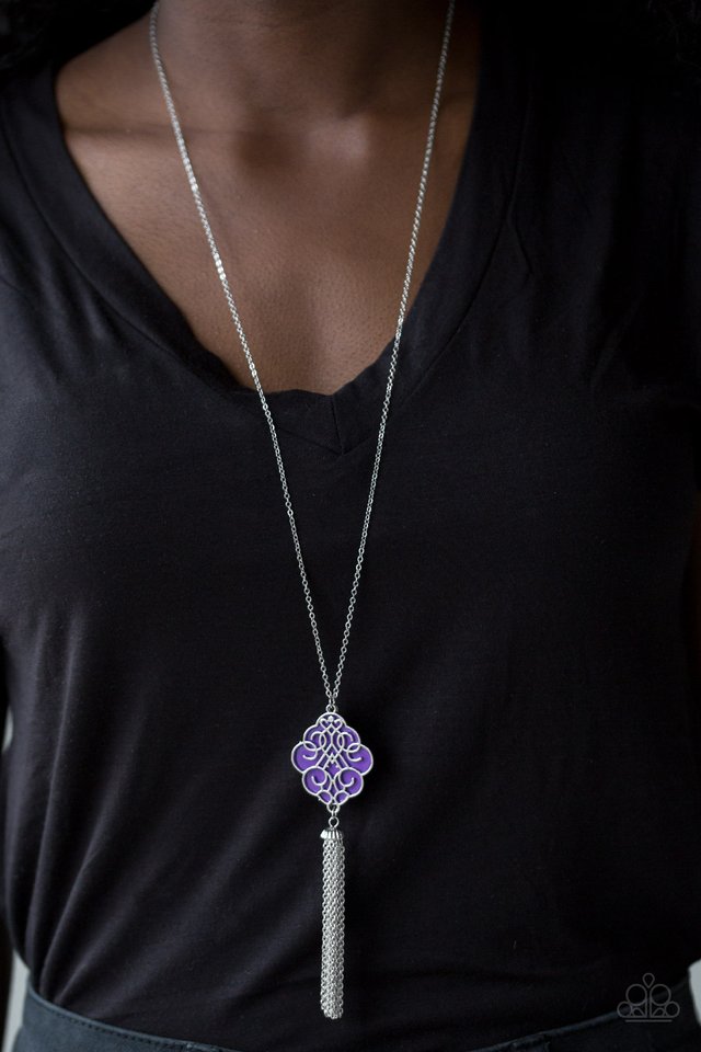 Malibu Mandala - Purple - Paparazzi Necklace Image