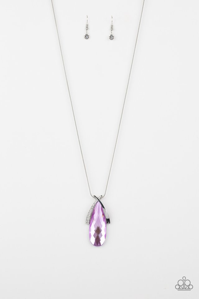 Stellar Sophistication - Purple - Paparazzi Necklace Image