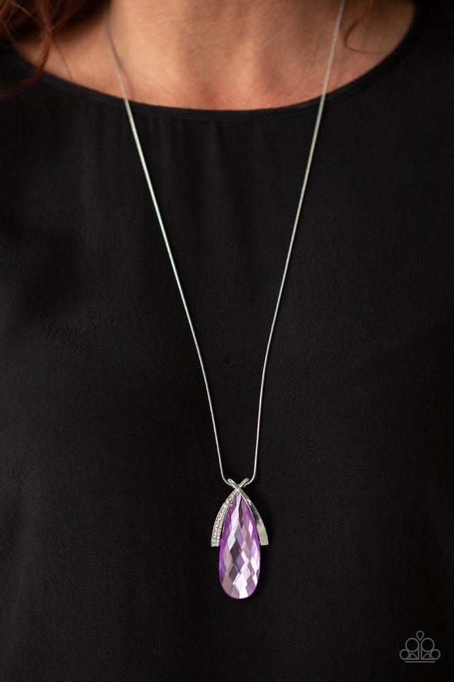 Stellar Sophistication - Purple - Paparazzi Necklace Image