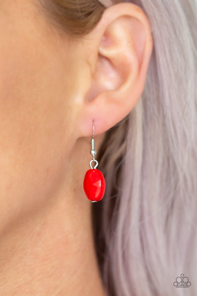 Radiant Reflections - Red - Paparazzi Necklace Image