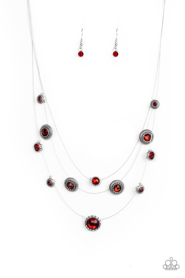 SHEER Thing! - Red - Paparazzi Necklace Image