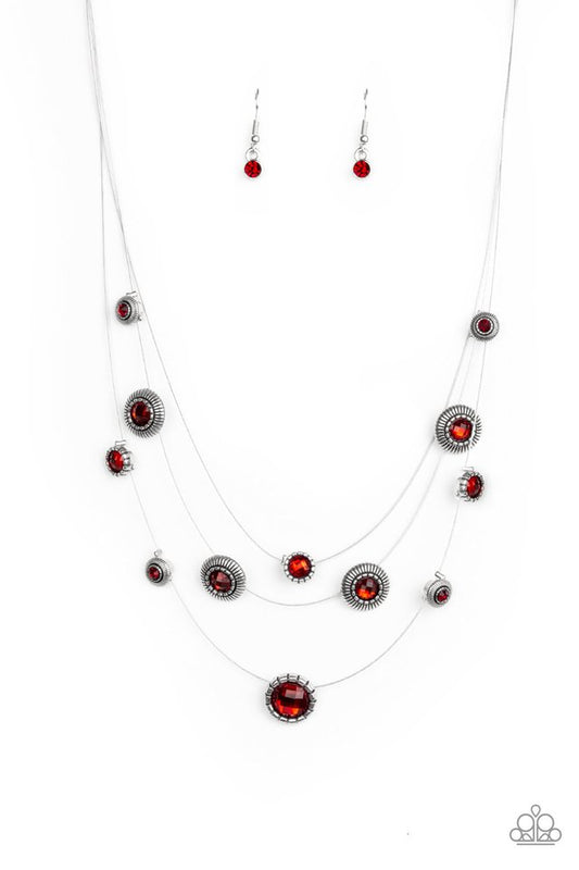 SHEER Thing! - Red - Paparazzi Necklace Image