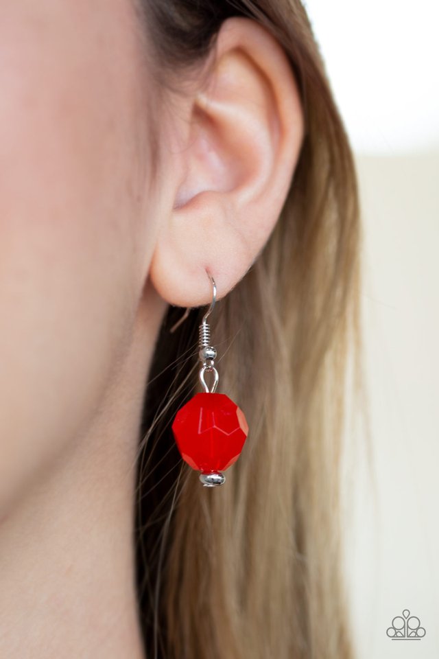 Dine and Dash - Red - Paparazzi Necklace Image