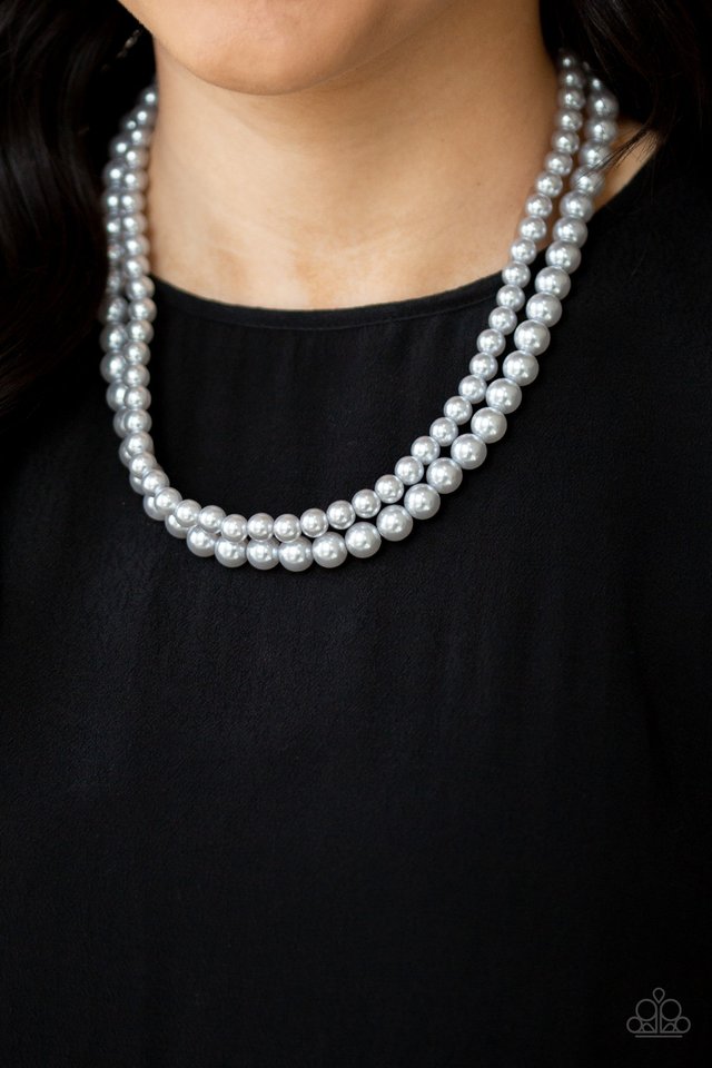 Woman Of The Century - Silver - Paparazzi Necklace Image