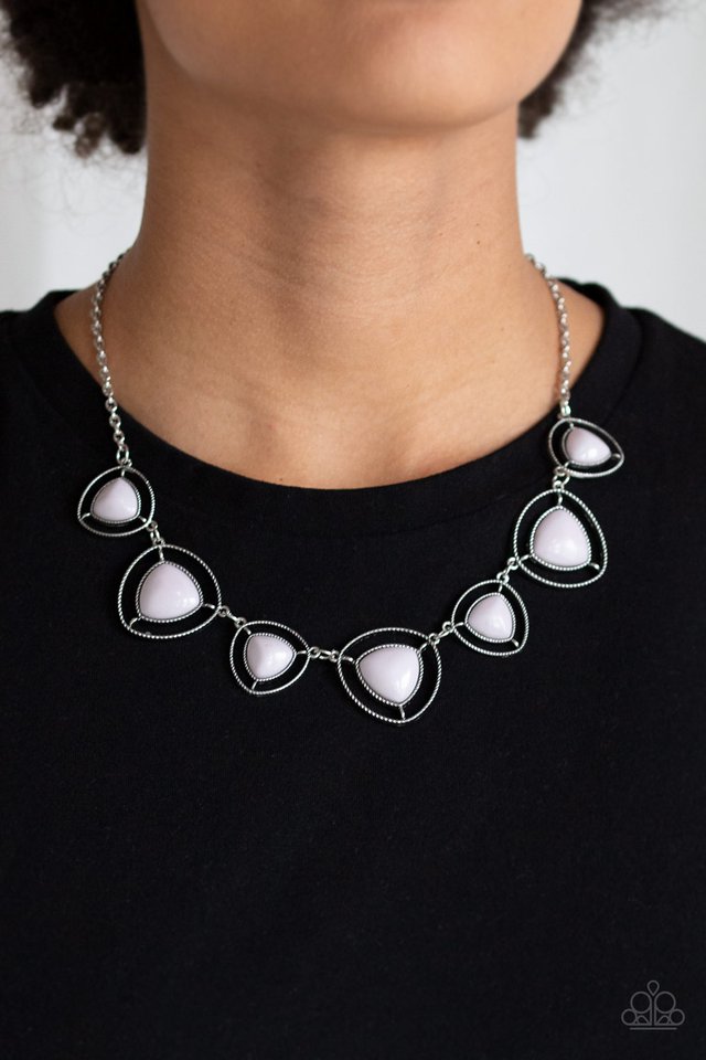 Make A Point - Silver - Paparazzi Necklace Image