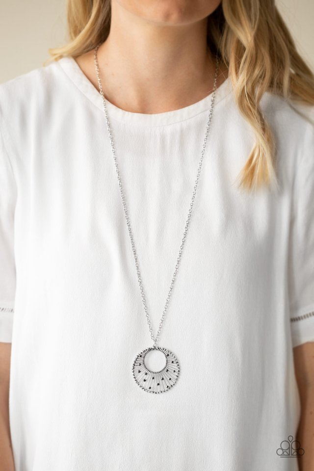 Urban Illumination - Silver - Paparazzi Necklace Image