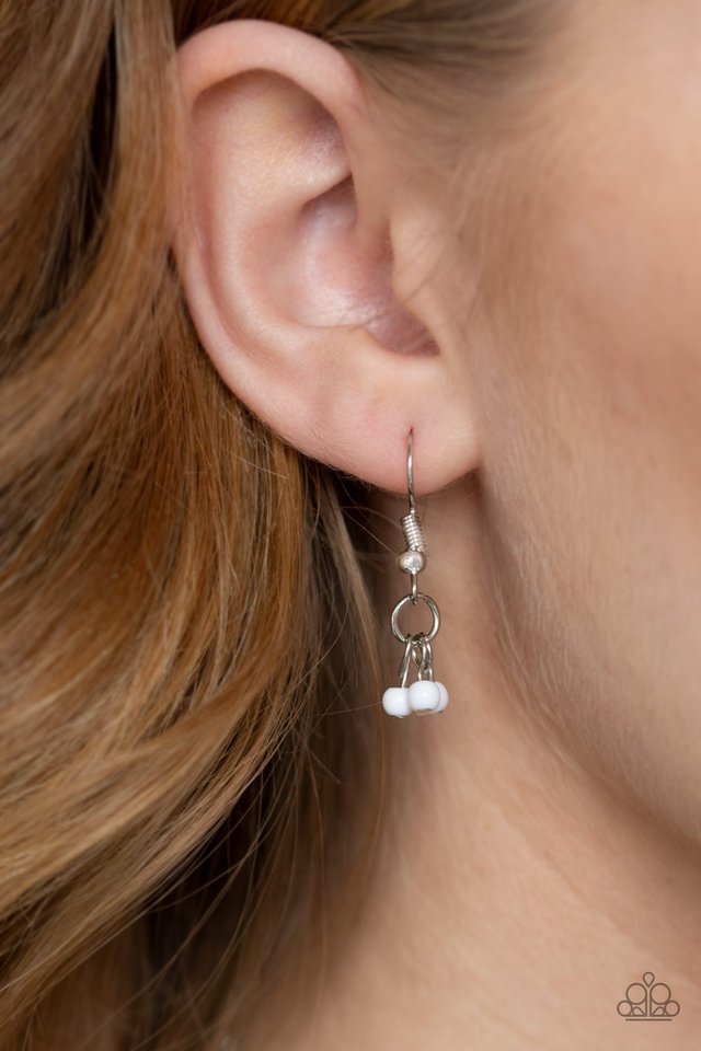 Boho Baby - White - Paparazzi Necklace Image