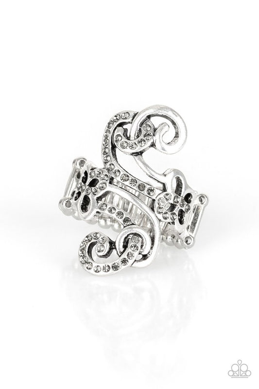 Waltzing Wonders - Silver - Paparazzi Ring Image