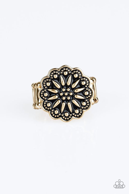 Desert Sunflower - Gold - Paparazzi Ring Image