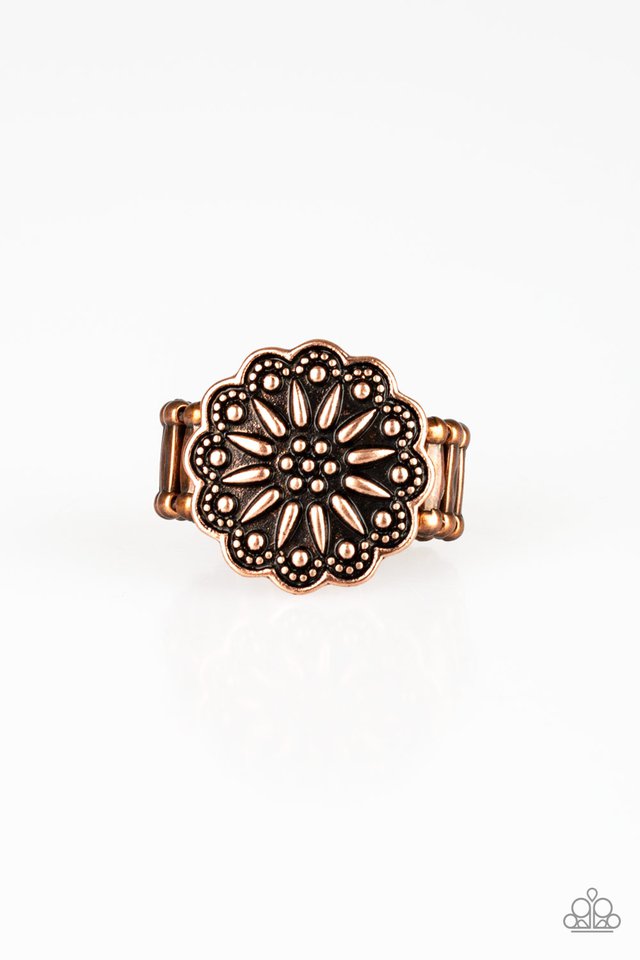 Desert Sunflower - Copper - Paparazzi Ring Image