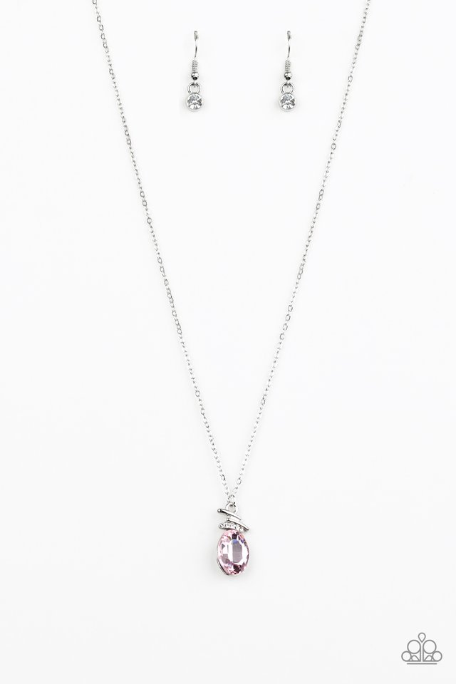 Diamonds For Days - Pink - Paparazzi Necklace Image