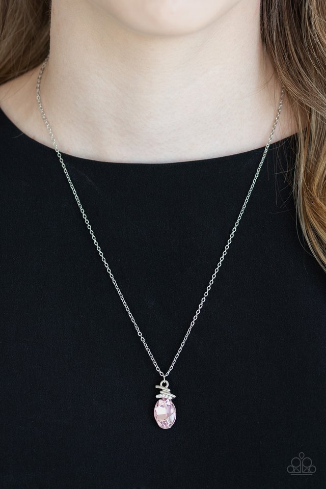 Diamonds For Days - Pink - Paparazzi Necklace Image
