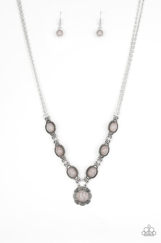 Desert Dreamin - Silver - Paparazzi Necklace Image