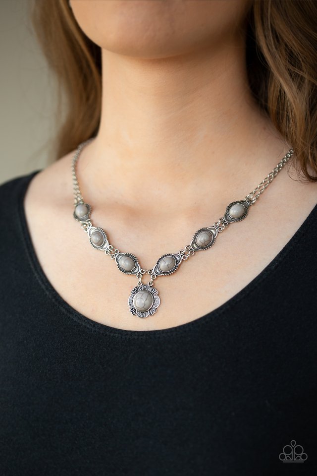 Desert Dreamin - Silver - Paparazzi Necklace Image