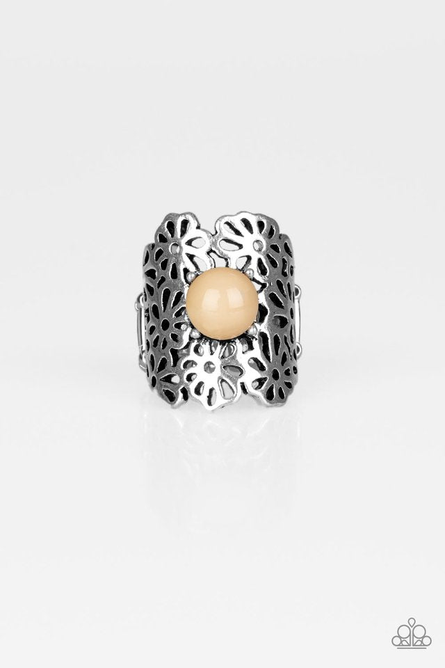 Flower Shower - Brown - Paparazzi Ring Image