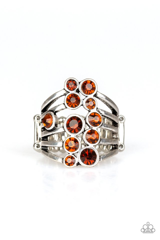 Meet In The Middle - Brown - Paparazzi Ring Image