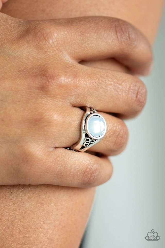 It Just Goes To GLOW - White - Paparazzi Ring Image