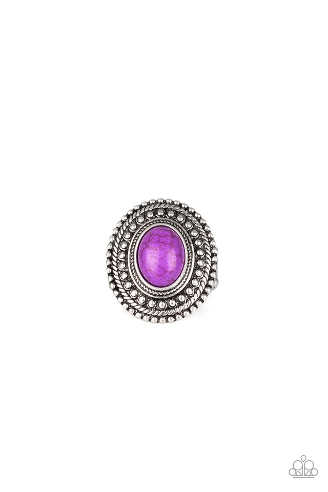 Terra Terrain - Purple - Paparazzi Ring Image