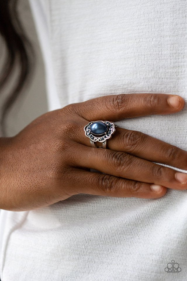 Metro Marina - Blue - Paparazzi Ring Image