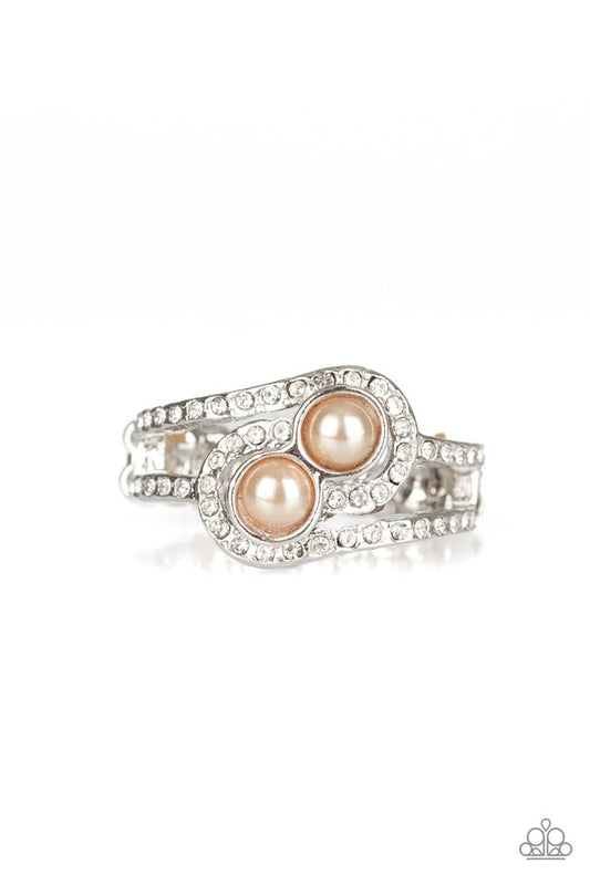 Collect Up Front - Brown - Paparazzi Ring Image