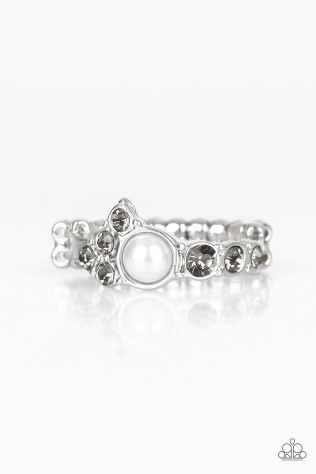 Center Stage Celebrity - Silver - Paparazzi Ring Image