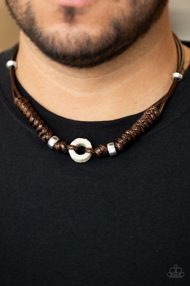 Beach Cruise - Brown - Paparazzi Necklace Image